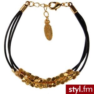 Ettika Faceted Bead Strands Leather Bracelet : Ettika Women - Polyvore. Pobrano ze strony: http://www.polyvore.com/ettika_faceted_bead_strands_leather/thing?id=19556772 - Pozostałe Dodatki Moda