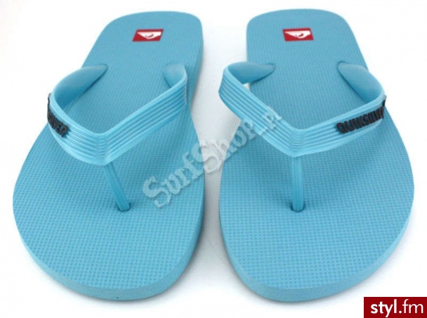 QUIKSILVER KLAPKI LITTLE MOLOKAI 2012 LIGHT BLUE/LIGHT BLUE/NAVY 30 JUNIORSKIE - Klapki Buty Moda