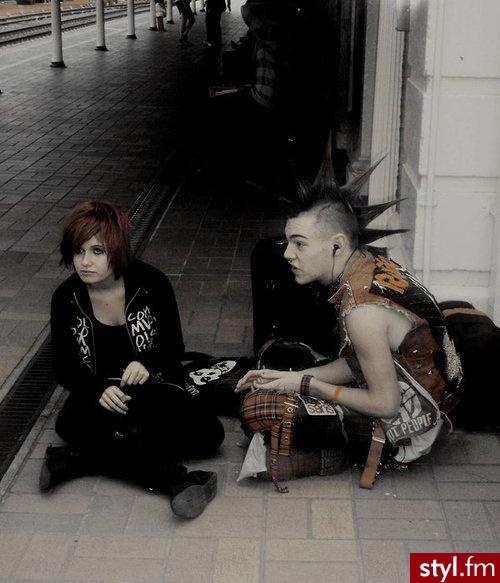 Punk Rock Alternatywne Średnie Fryzury