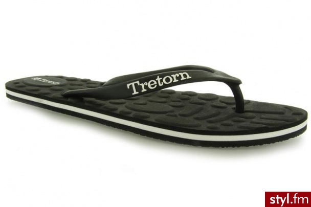 Tretorn JAPONKI SOLIG FLIP BLACK - Klapki Buty Moda