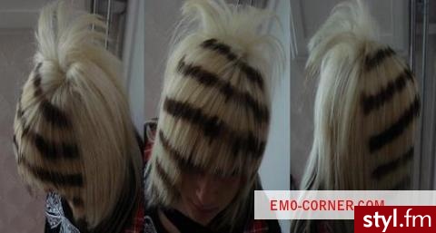EMO Alternatywne Średnie Fryzury