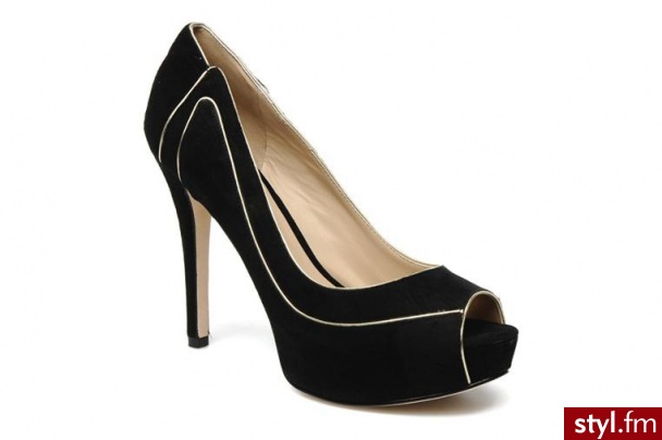 Guess by marciano CZÓŁENKA HERMOSA BY GUESS BY MARCIANO (Czarny) - Czółenka Buty Moda