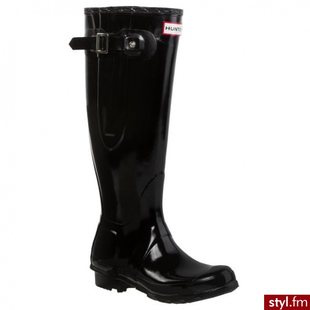 Hunter Kalosze Original Adjutable Gloss W24513 Black - Kalosze Buty Moda