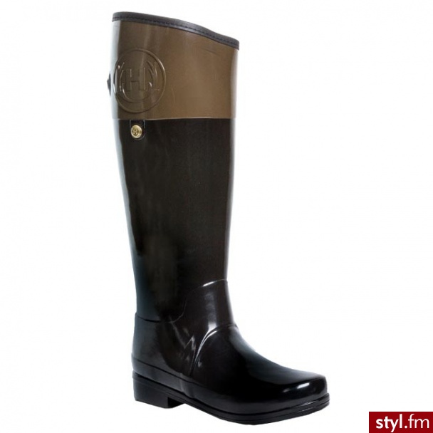 Hunter KALOSZE W24144 CHOCOLATE (Wodoodporne) - Kalosze Buty Moda