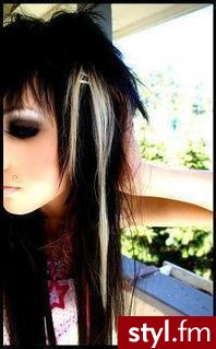 EMO Alternatywne Średnie Fryzury