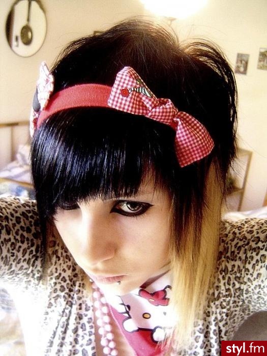 EMO Alternatywne Średnie Fryzury