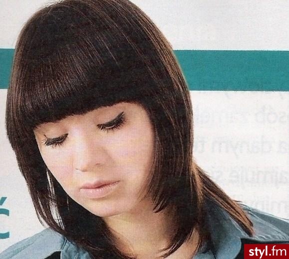 Średnie Fryzury