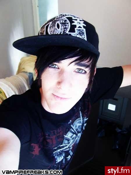 EMO Alternatywne Średnie Fryzury