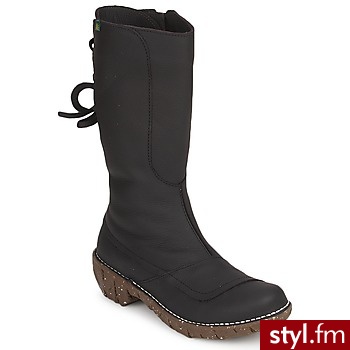 El Naturalista Buty IGGDRASIL CzARNY - Kozaki Buty Moda