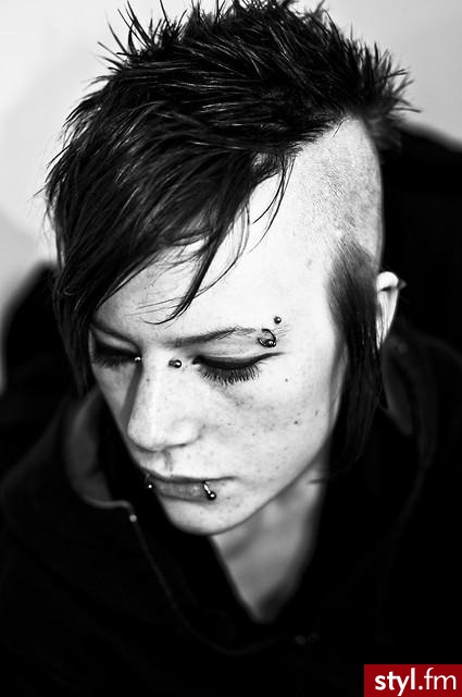 Punk Rock Alternatywne Średnie Fryzury