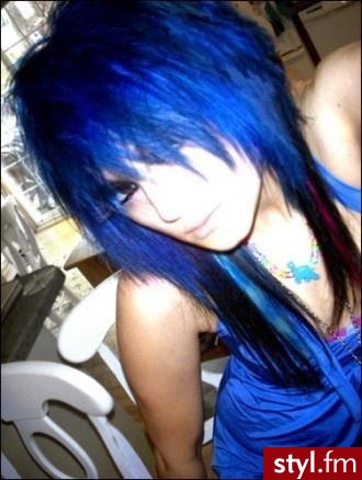 Emo girl - EMO Alternatywne Średnie Fryzury