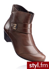Bonprix Botki skórzane 960749_23092 - Botki Buty Moda
