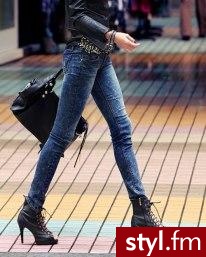 Jeansy Spodnie Moda