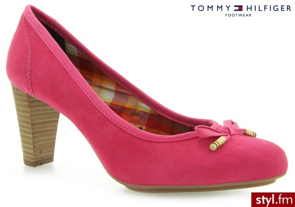Tommy Hilfiger CINDY 3B BRIGHT PINK - Czółenka Buty Moda