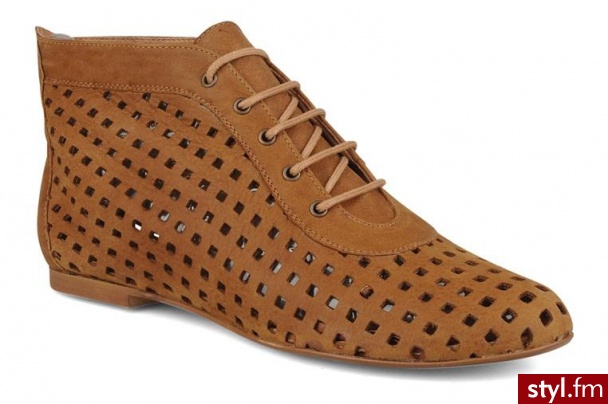 Emma Go PÓŁBUTY I BOTKI PEGGY BY EMMA GO (Brązowy) - Botki Buty Moda