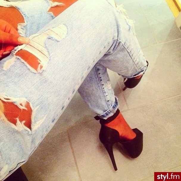Jeansy Spodnie Moda