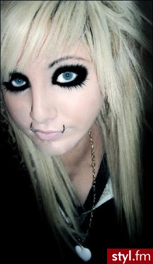 EMO Alternatywne Średnie Fryzury