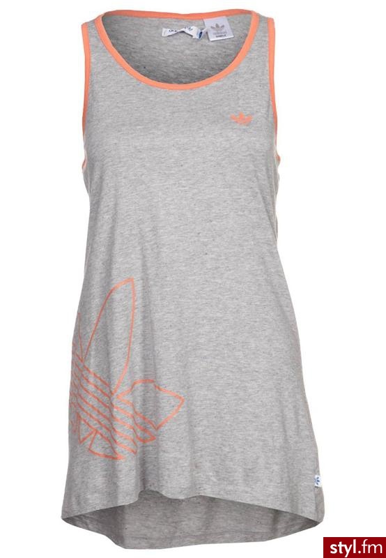 adidas Originals Top szary z35438 - Bluzki Ciuchy Moda