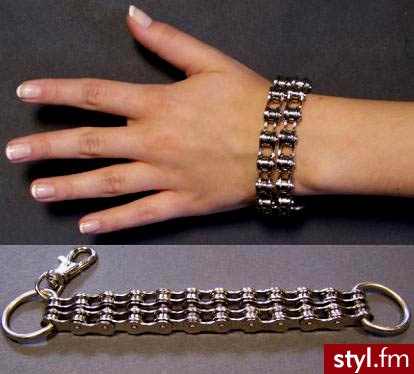 Bransoletka łAńCUCH-2rzędy - Bransoletki Biżuteria Moda