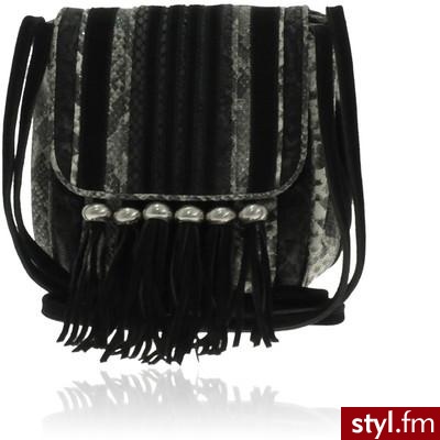 Warehouse Faux Snake And Suede Across-Body Bag - ASOS - Polyvore. Pobrano ze strony: http://www.polyvore.com/warehouse_faux_snake_suede_across-body/thing?id=8371644 - Pozostałe Torebki Moda