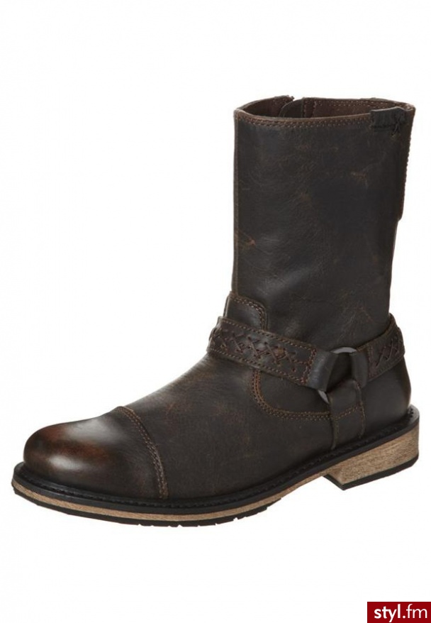 Harley Davidson CONSTRICTOR Kozaki  brązowy - Kozaki Buty Moda
