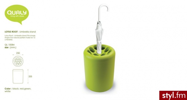 Qualy Stojak Na Parasole Lotos 250x335 (QL10084-GN) - Parasole Dodatki Moda