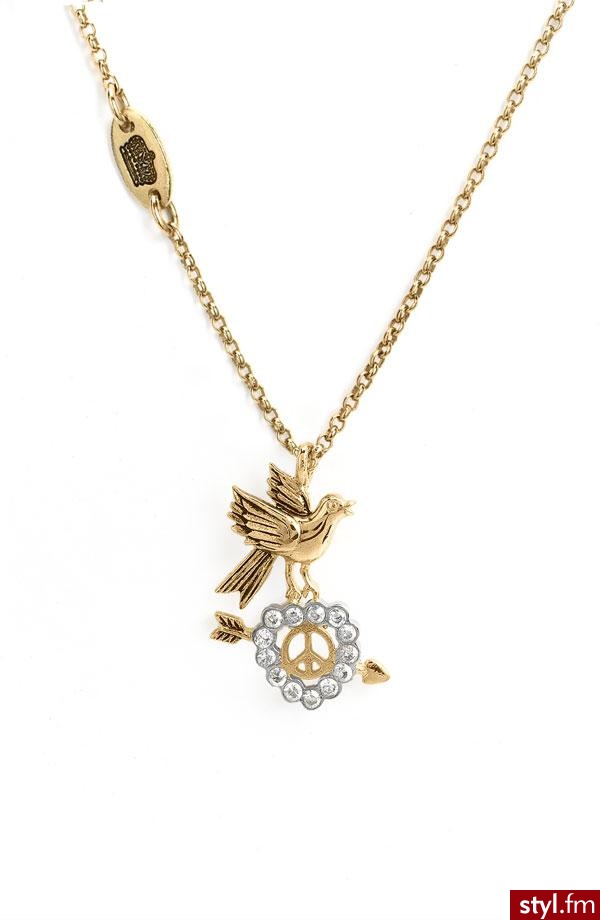 Wisiorek od Juicy Couture z wszystkim znanym znakiem pokoju - 48$ - Pozostałe Dodatki Moda