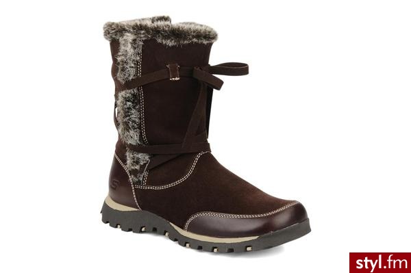 Skechers PÓŁBUTY I BOTKI INSTINCTIVE BY SKECHERS (Brązowy) - Botki Buty Moda