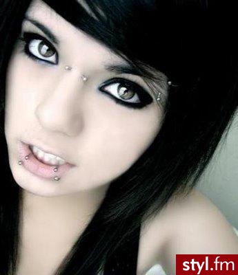 EMO Alternatywne Średnie Fryzury