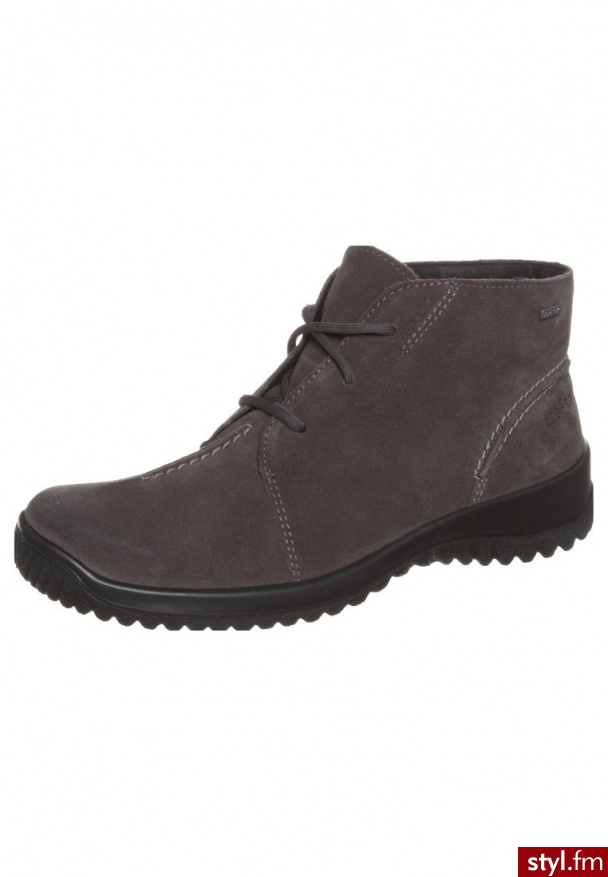 Legero Botki sznurowane szary (570) - Botki Buty Moda