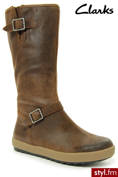 Clarks NECK SPARKLE TABACCO - Kozaki Buty Moda