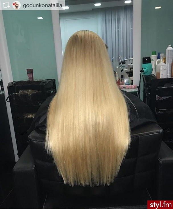 Blond Rozpuszczone Proste Na co dzień Długie Fryzury