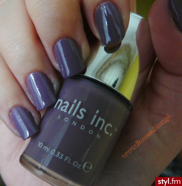 Więcej zdjęc znajdziecie w NOTCE NA BLOGU: http://lioness.blox.pl/2013/11/Nails-inc-Lowndes-Square.html - Kwadratowe Naturalne Paznokcie
