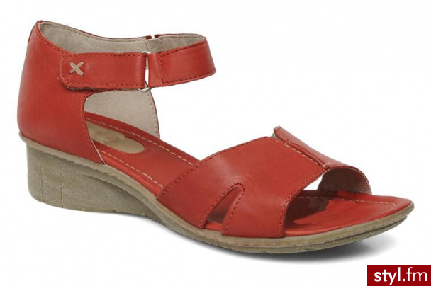 Khrio Sandały Stazsia by (Czerwony) - Sandały Buty Moda
