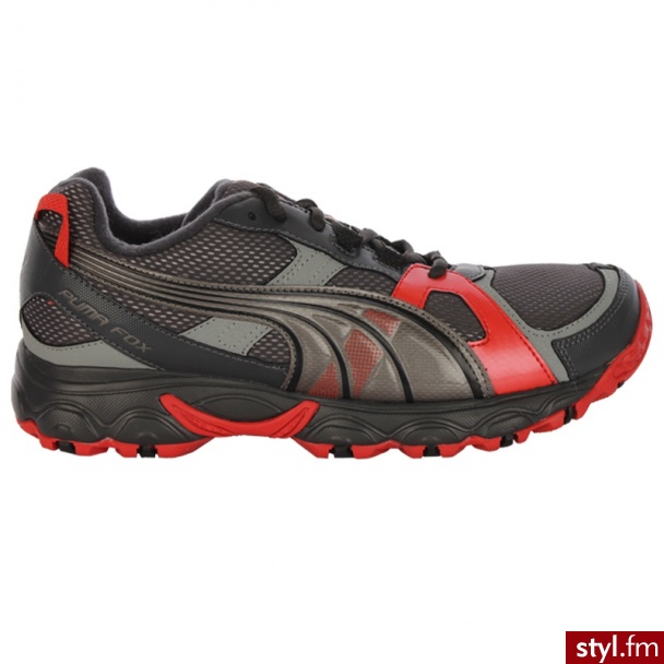PUMA BUTY DO BIEGANIA MĘSKIE FOX (186413-06) Czarny Sportowe - Sportowe Buty Moda