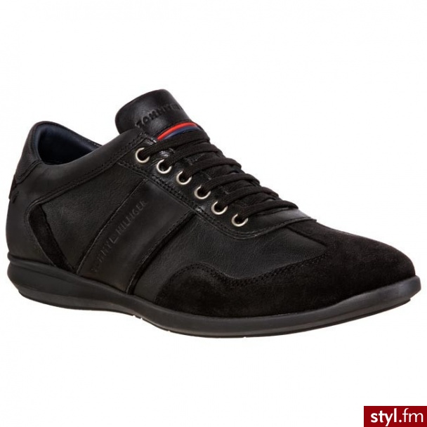 TOMMY HILFIGER Półbuty Oliver 5 FM56815276 990 Czarny - Półbuty Buty Moda