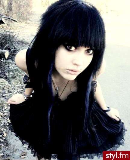 EMO Alternatywne Średnie Fryzury