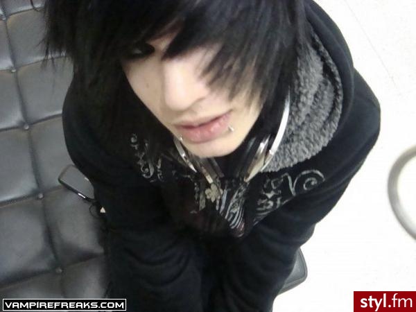 EMO Alternatywne Średnie Fryzury