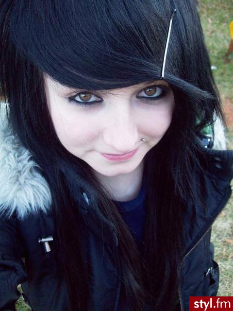 EMO Alternatywne Średnie Fryzury