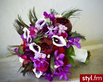 Bukiety ślubne Ślub Moda