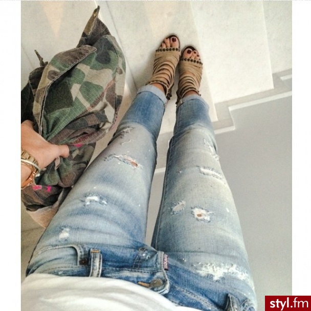 Jeansy Spodnie Moda