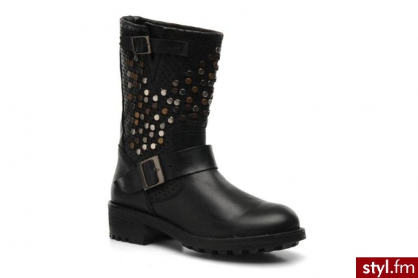 Valensi PÓŁBUTY I BOTKI ARRAS BY VALENSI (Czarny) - Botki Buty Moda