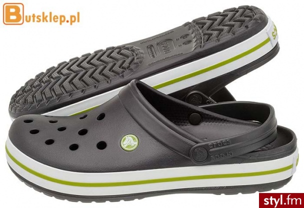 CROCS BUTY CROCBAND ONYX (11016) Klapki Czarny - Klapki Buty Moda