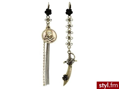 Kolczyki w pirackim stylu Betsey Johnson - 48$ - Pozostałe Dodatki Moda
