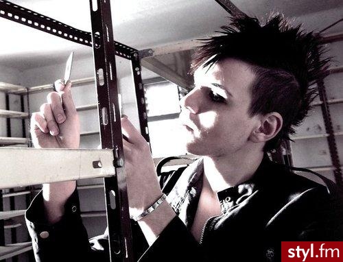Brązowe Punk Rock Alternatywne Krótkie Męskie Fryzury