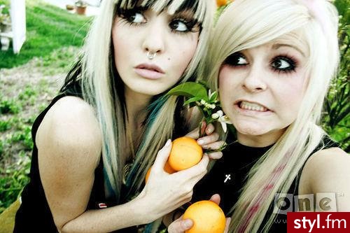 EMO Alternatywne Średnie Fryzury