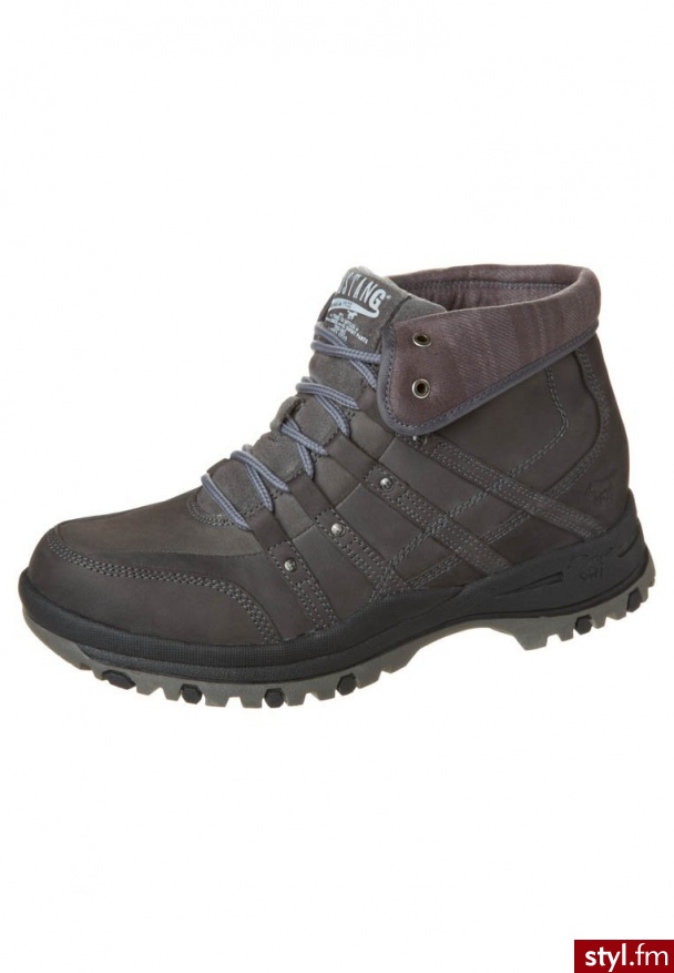Mustang Buty trekkingowe szary - Pozostałe Buty Moda