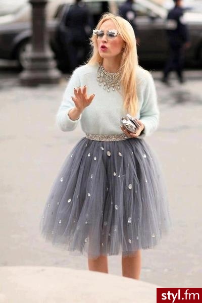 Średnie Spódnice Moda