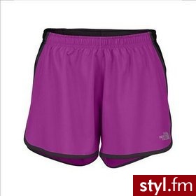 The North Face Szorty damskie GTD RUNNING fioletowe roz. L - Szorty Spodnie Moda