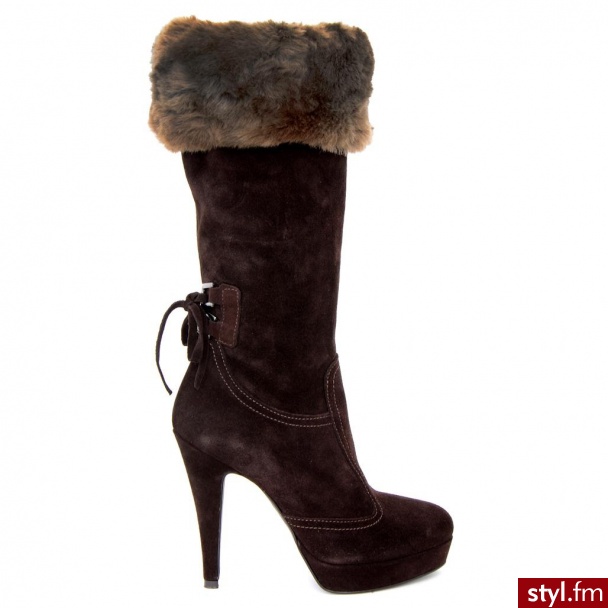 Venezia KOZAKI NA PLATFORMIE 4852 CAM TDM - Kozaki Buty Moda
